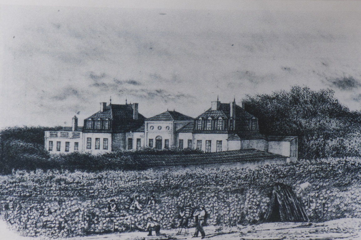 Gravure du Château Langoa Barton ©Furax
